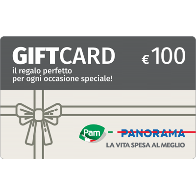 GIFT CARD DIGITALE - PAM PANORAMA - 100