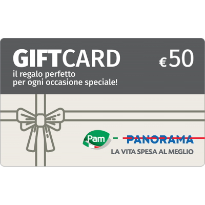 GIFT CARD DIGITALE - PAM PANORAMA - 50