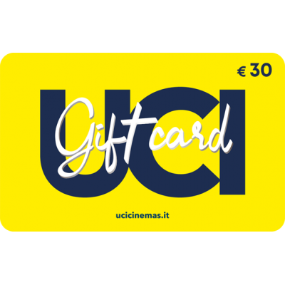 GIFT CARD UCI CINEMAS - DIGITALE 30