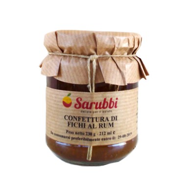 CONFETTURA DI FICHI AL RHUM - 230 gr.