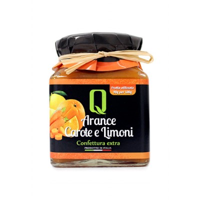 CONEFTTURA EXTRA DI ARANCE, CAROTE E LIMONI 350gr: VASO VETRO