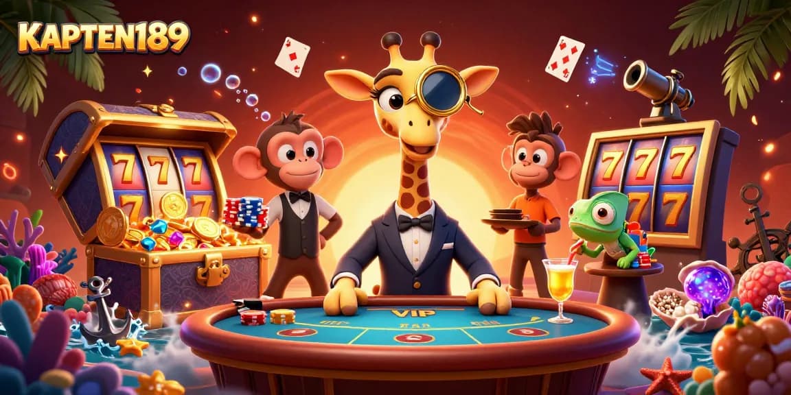 KAPTEN189 memberi pengalaman slot online yang mendebarkan dengan suasana kasino yang menarik.