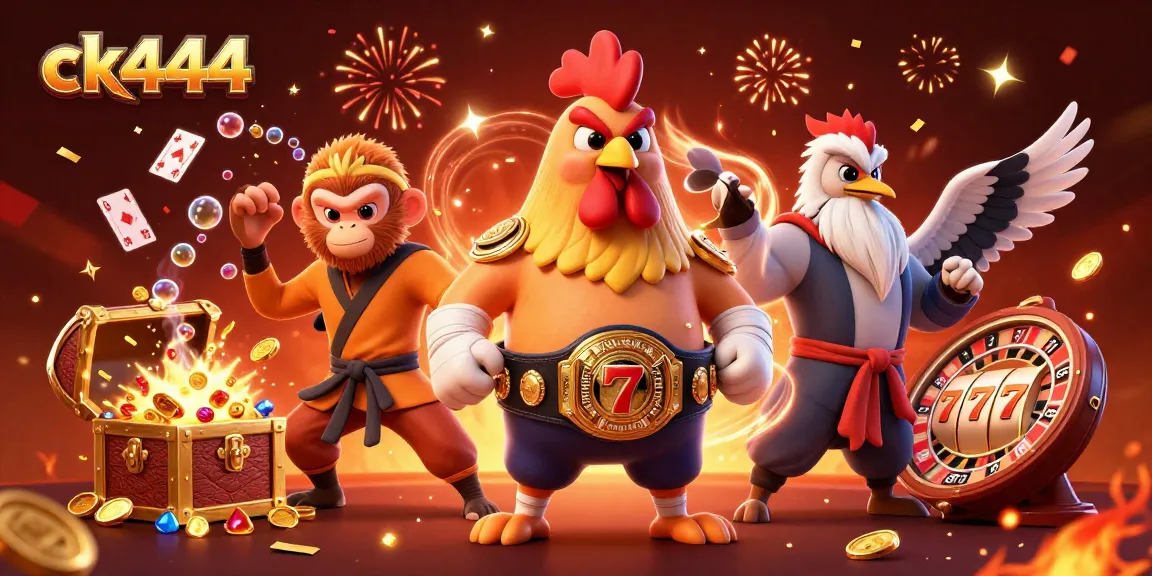 Experience winning strategies at ck444 casino with vibrant animated characters and dynamic gaming elements.