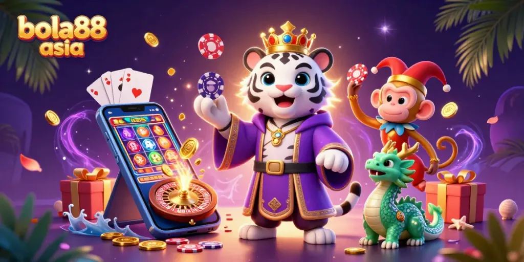 Engage with thrilling action at bola88 asia featuring dynamic casino elements and vibrant characters.